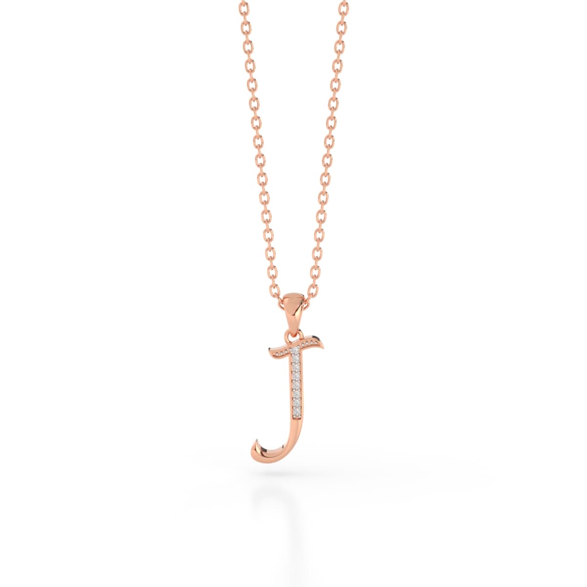 Just For You J Diamond Pendant