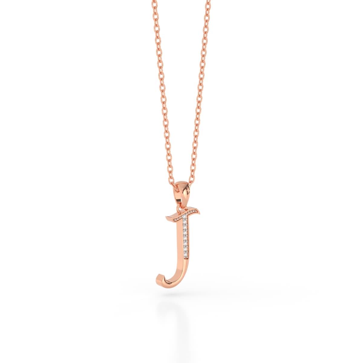 Just For You J Diamond Pendant