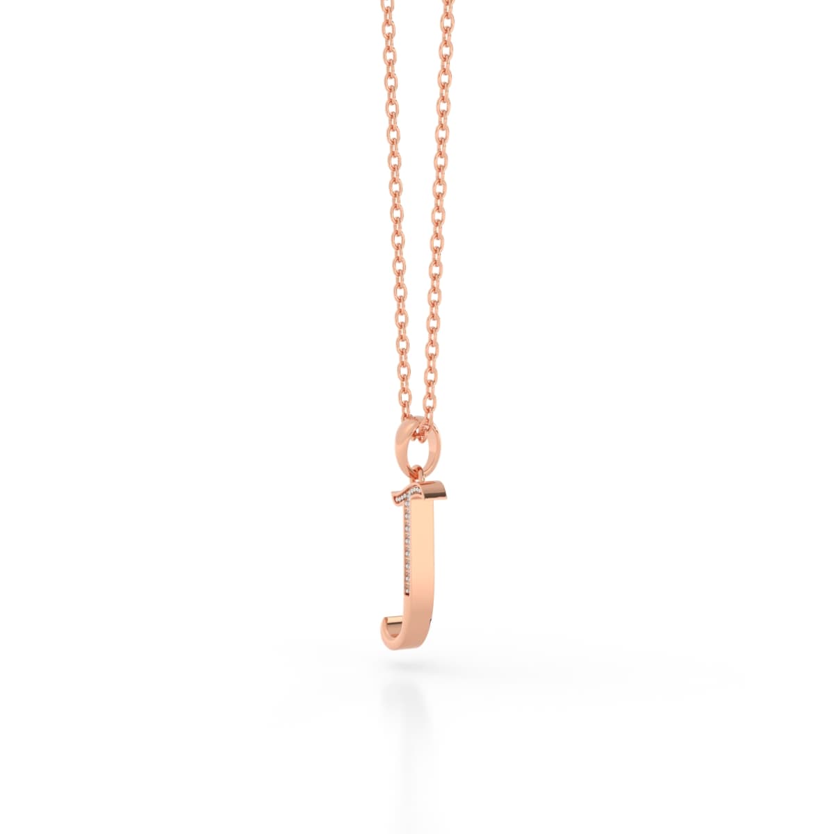 Just For You J Diamond Pendant