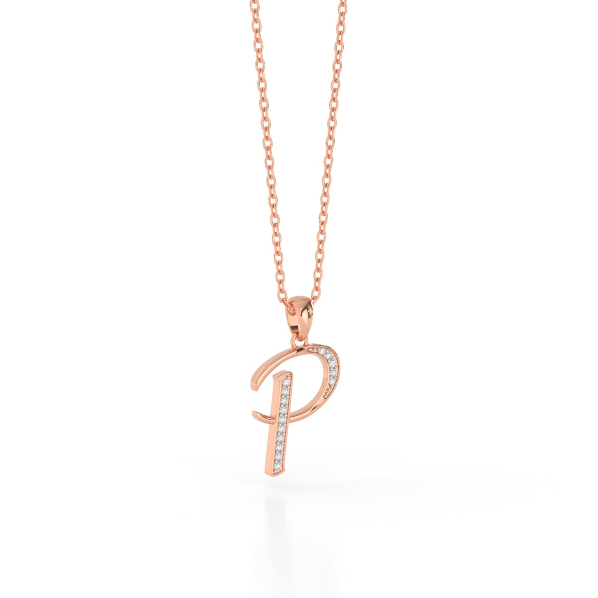 Initial P Graceful Pendant