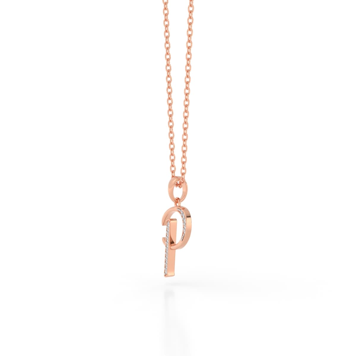 Initial P Graceful Pendant