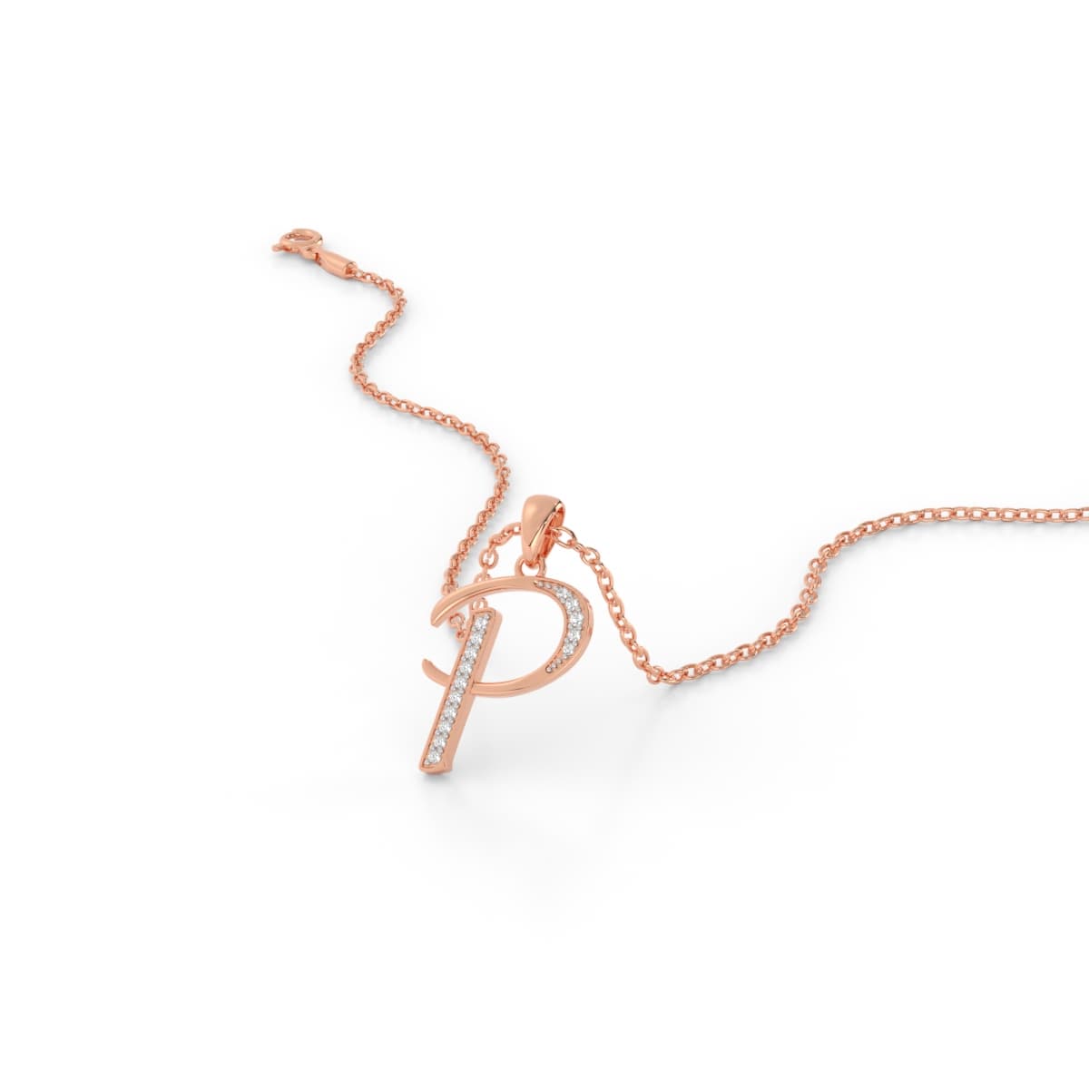 Initial P Graceful Pendant