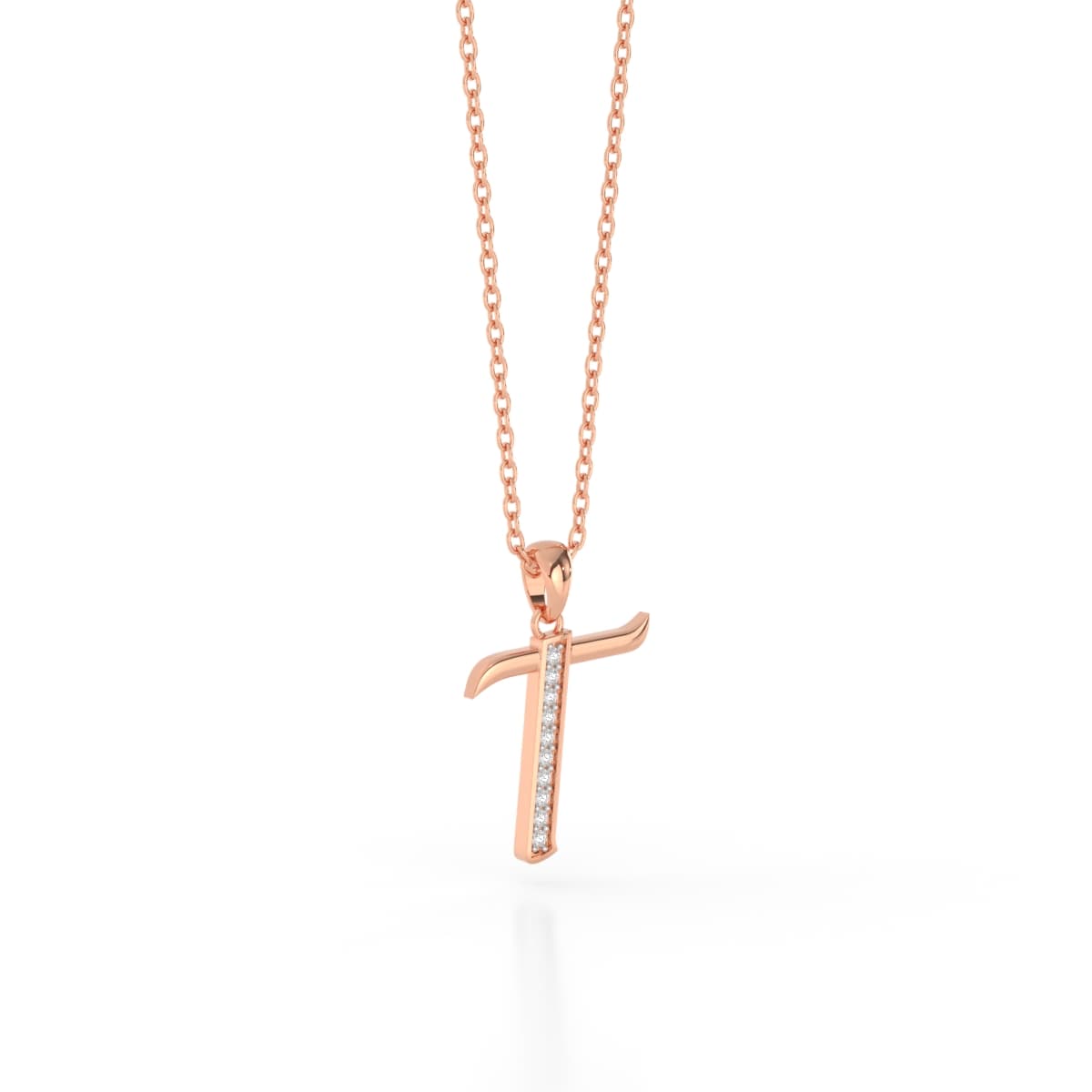 Alphabetical T Adornment Pendant