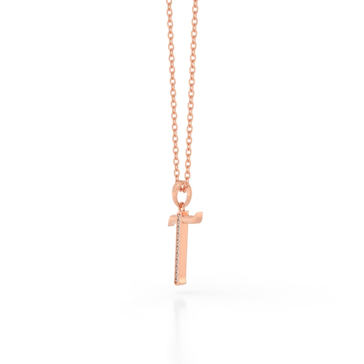 Alphabetical T Adornment Pendant