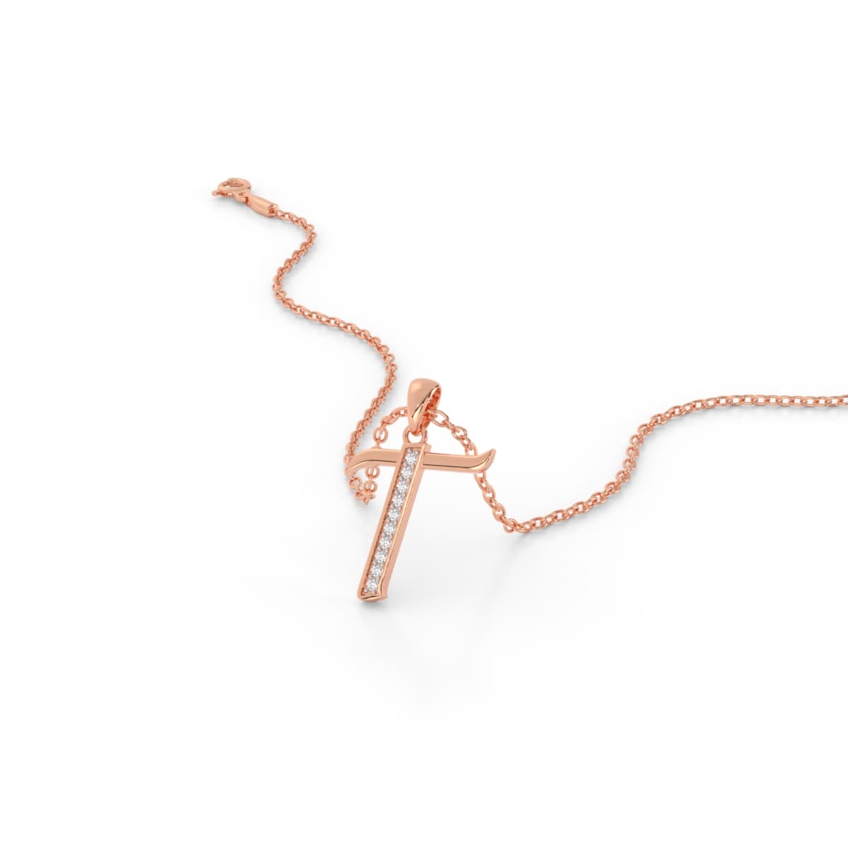 Alphabetical T Adornment Pendant