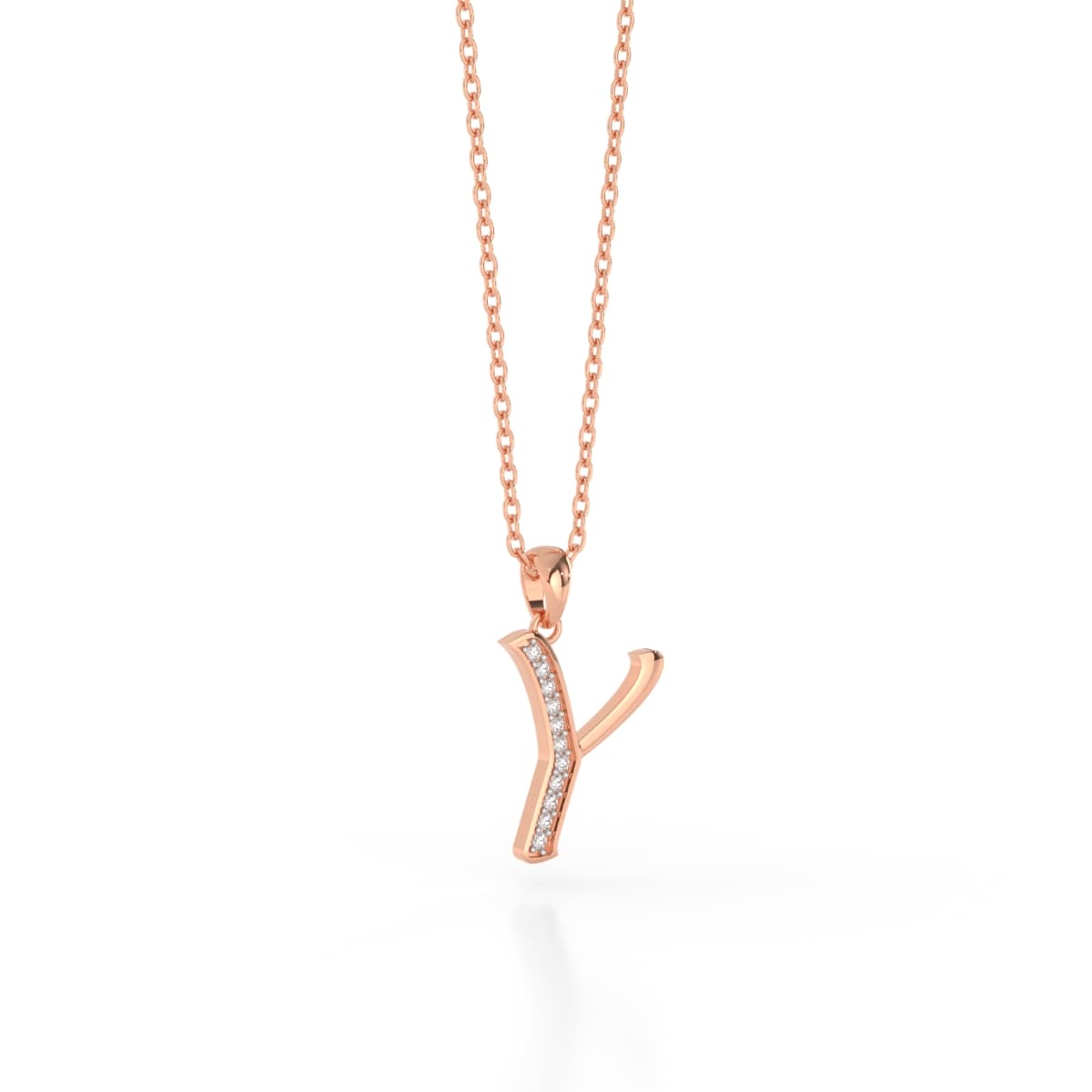 Minimalist Y Diamond Pendant