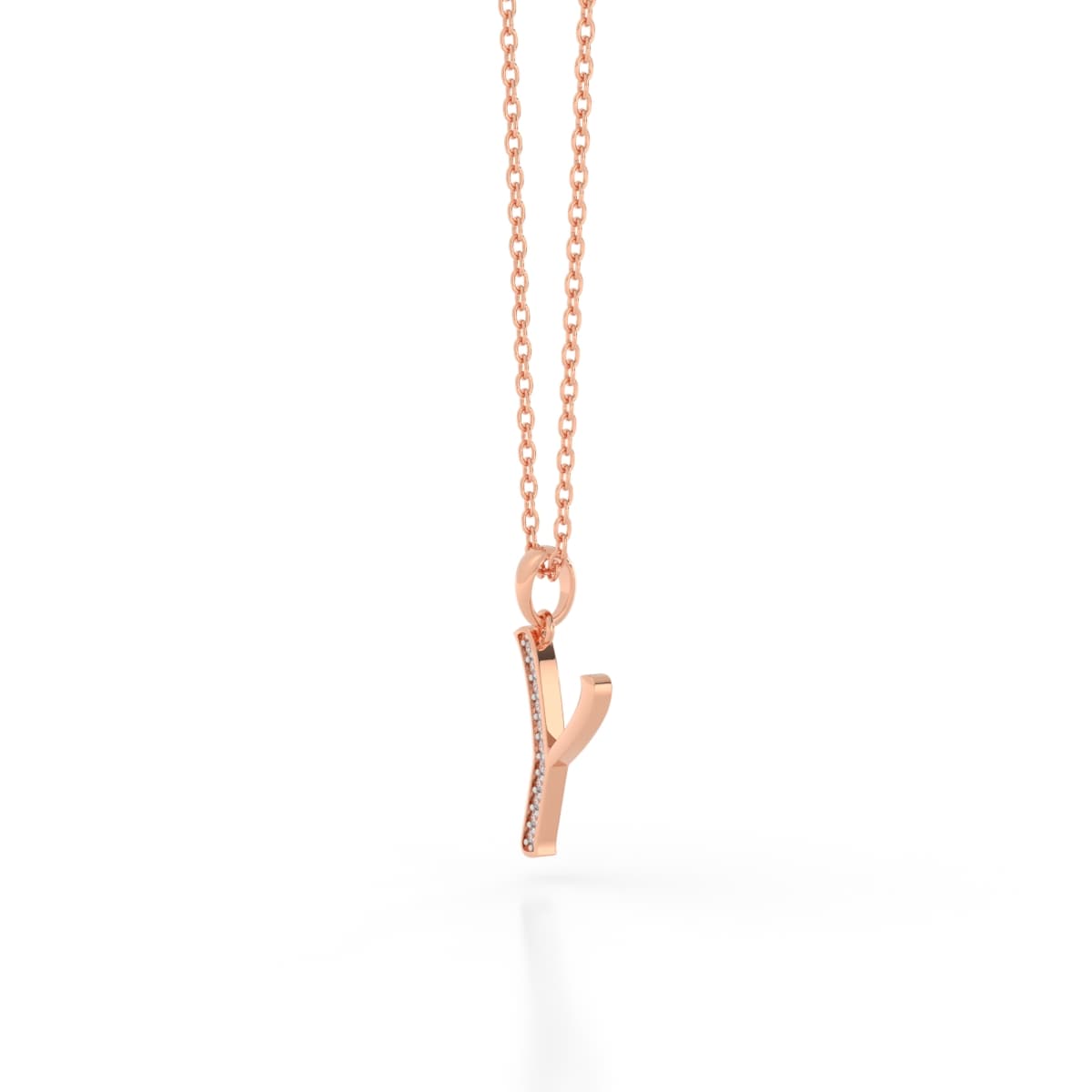 Minimalist Y Diamond Pendant