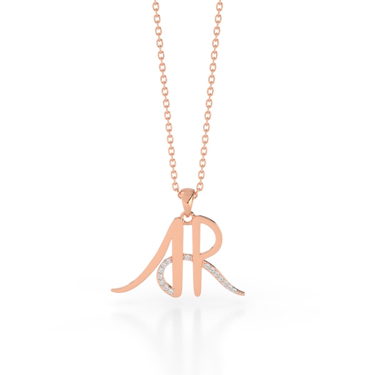 Two Letter Pendant Design AR