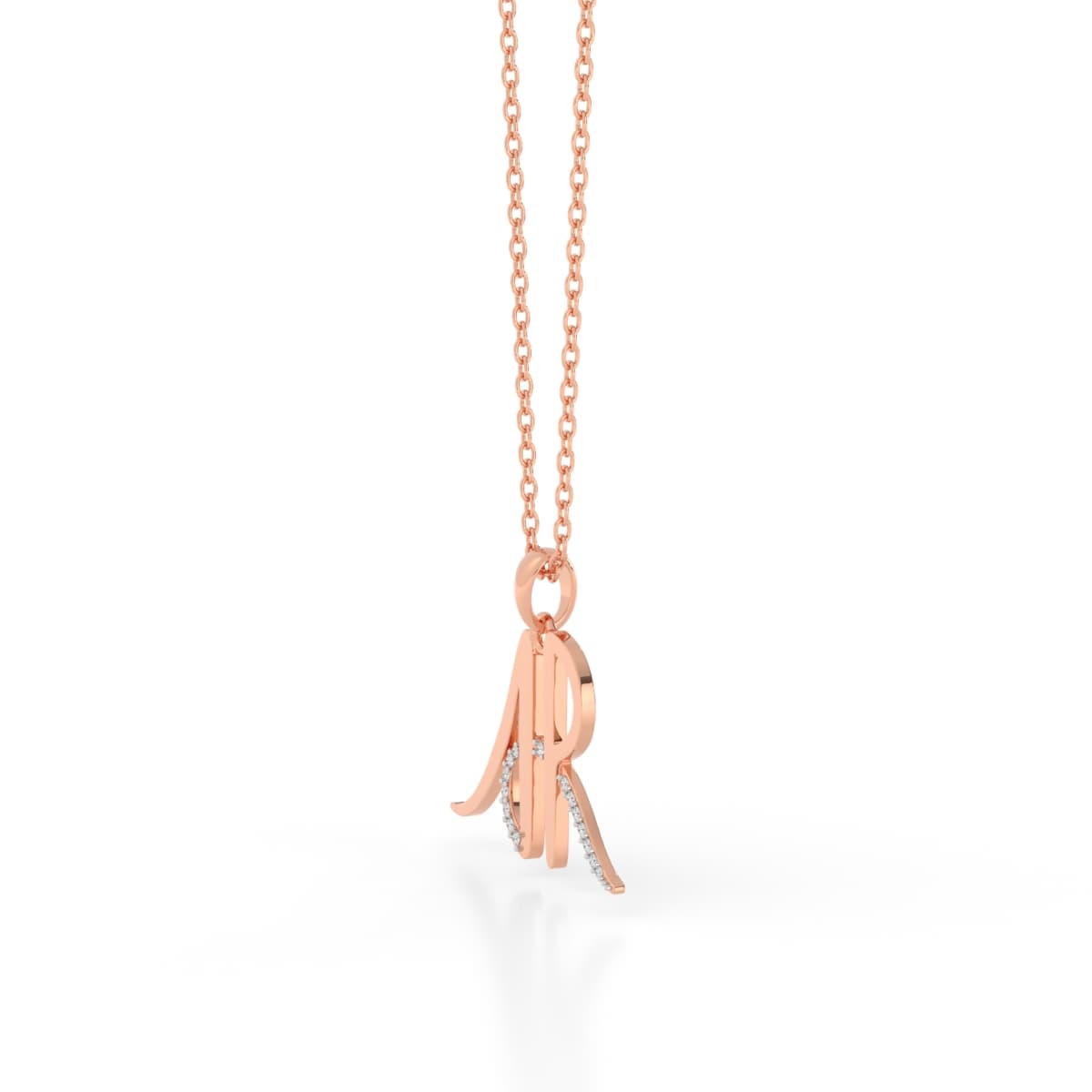 Two Letter Pendant Design AR