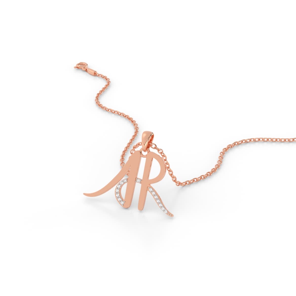 Two Letter Pendant Design AR