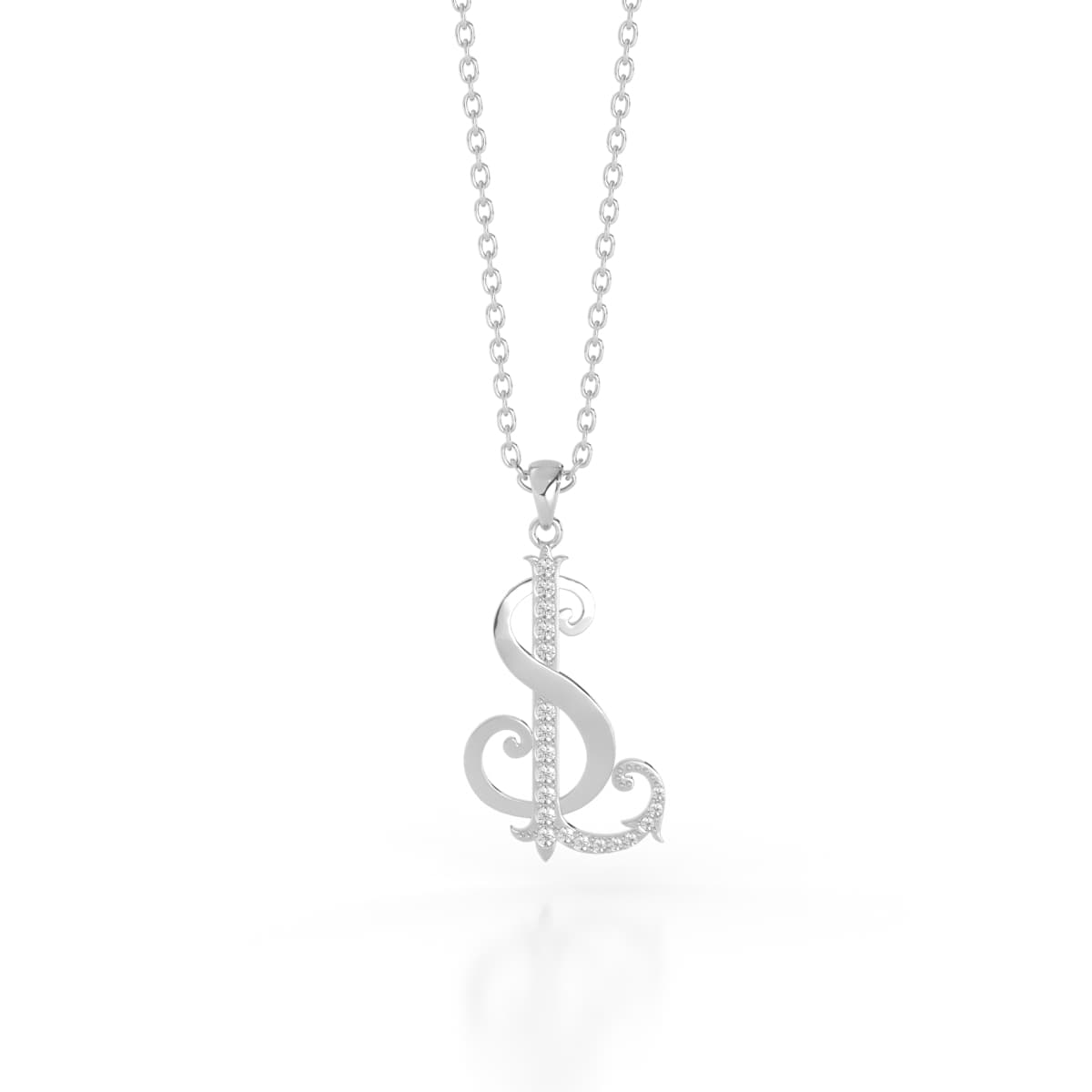 Forever Yours SL Gold Alphabet Pendant