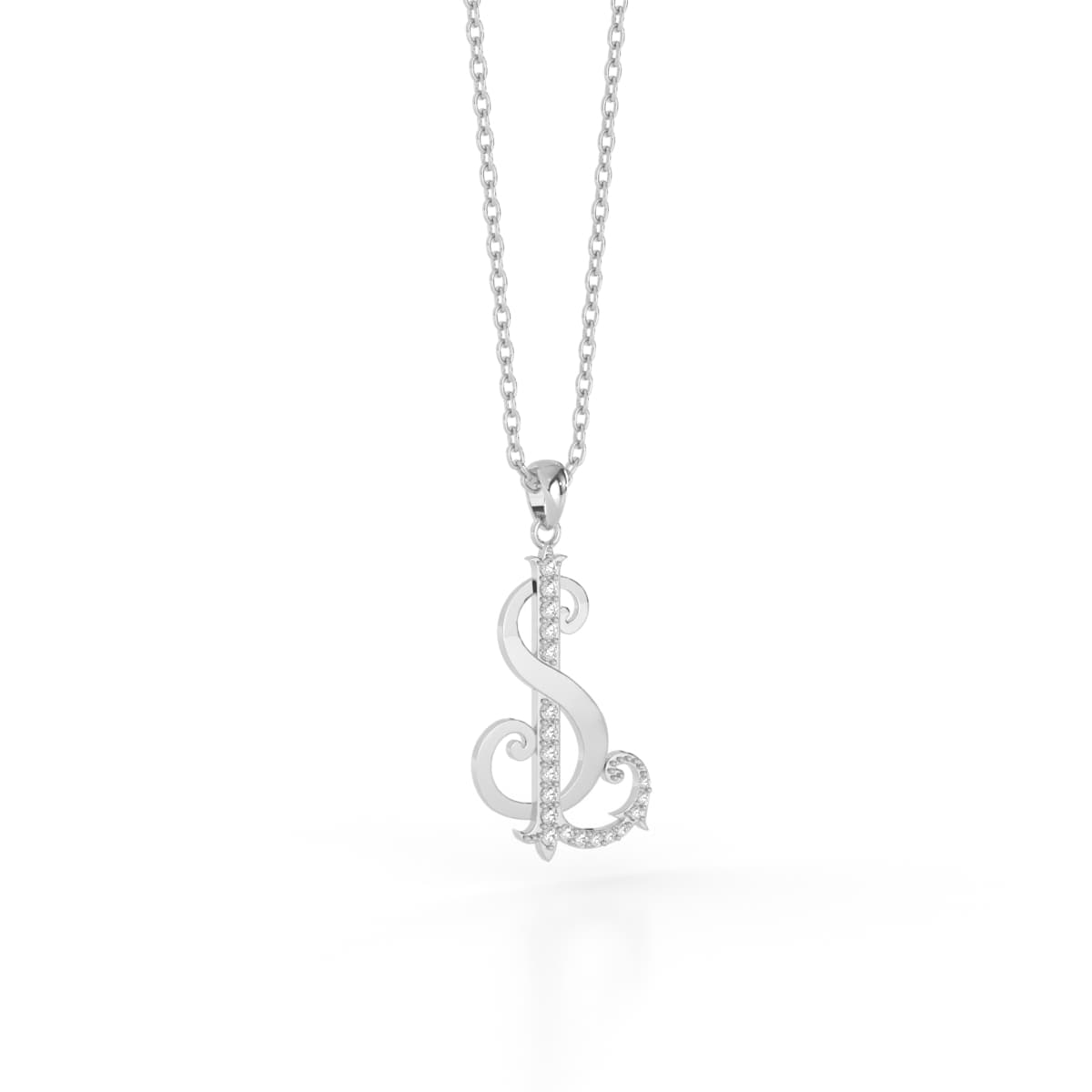Forever Yours SL Gold Alphabet Pendant