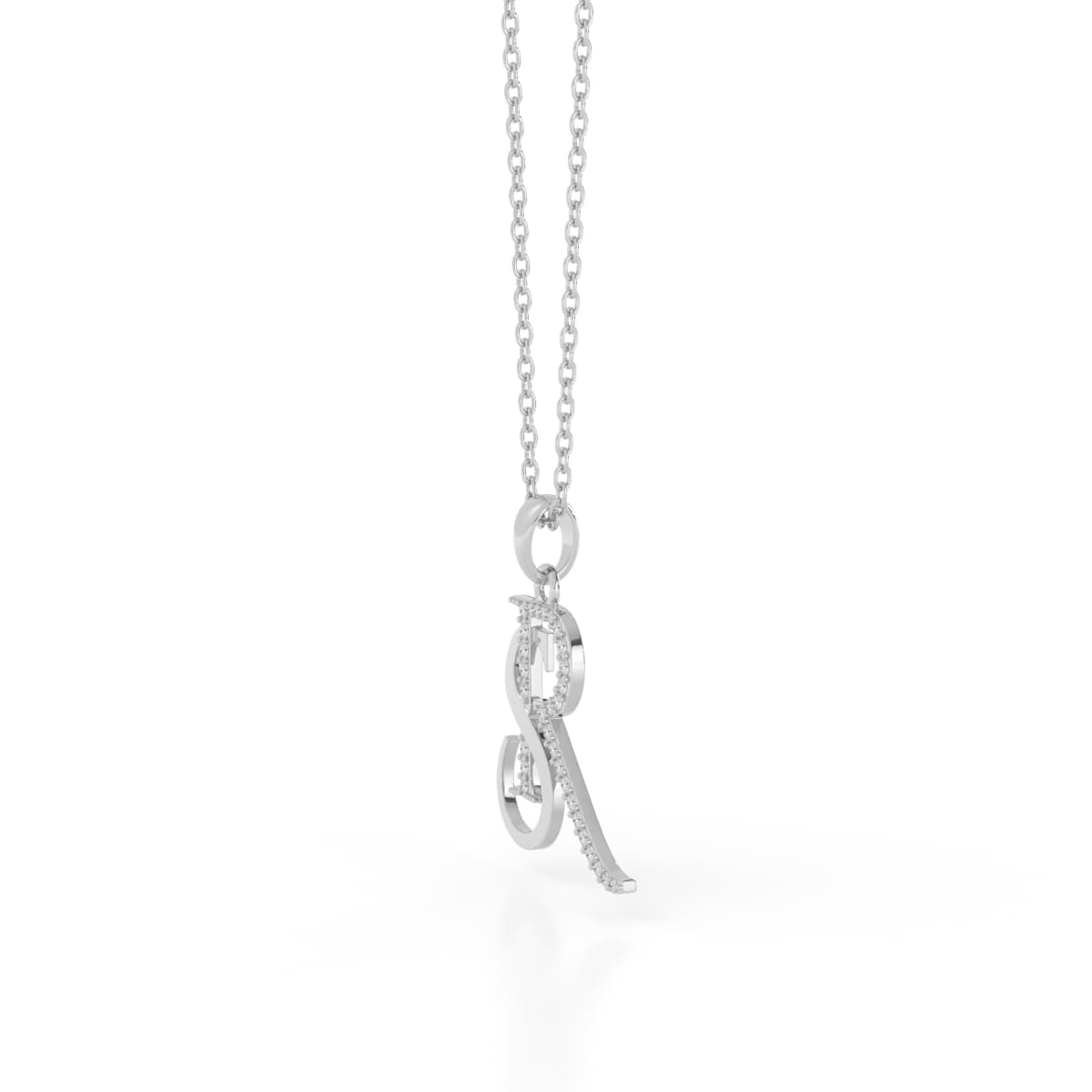 Soulmates SR Couples Gold Initial Pendant
