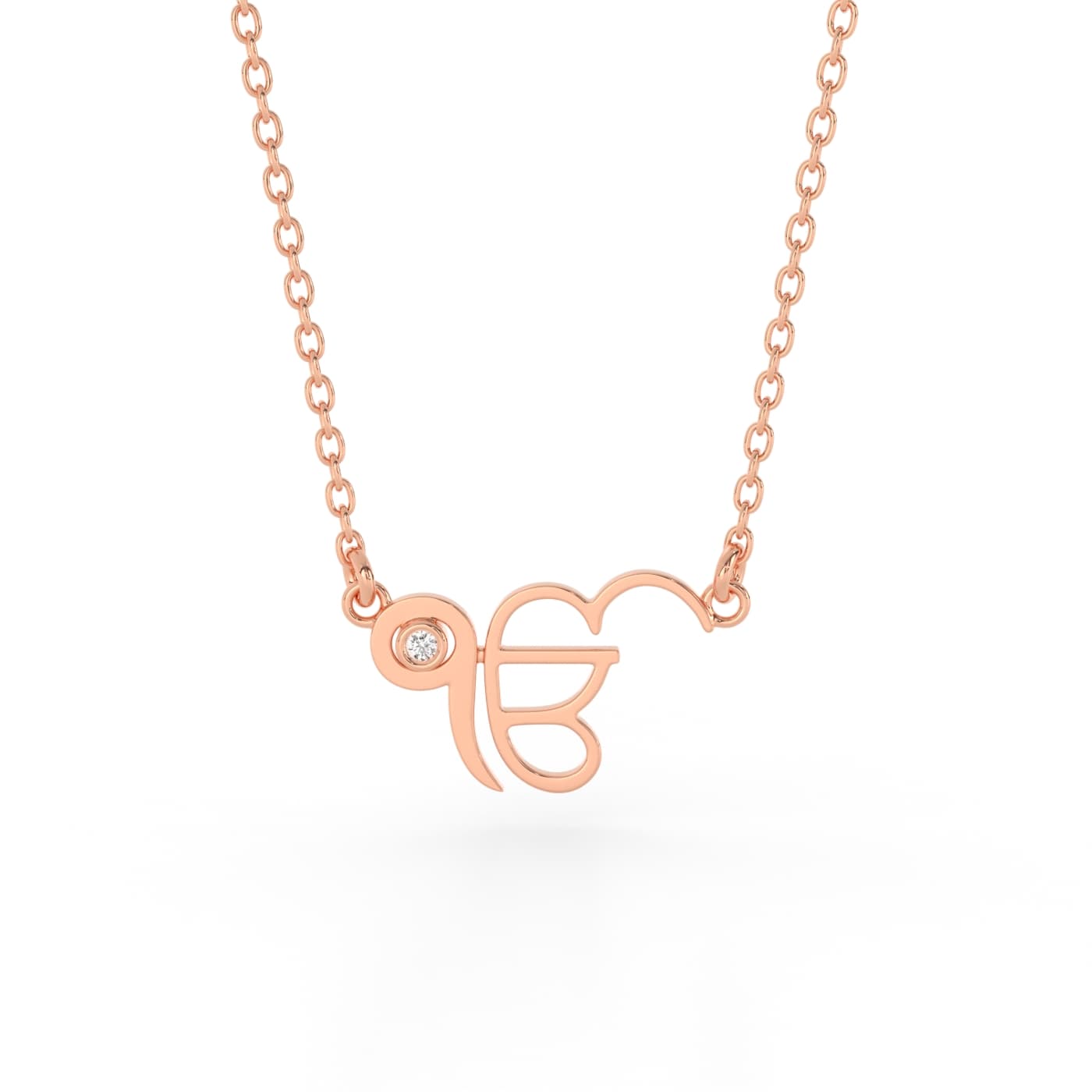 Ek Onkar Everlasting Diamond Pendant