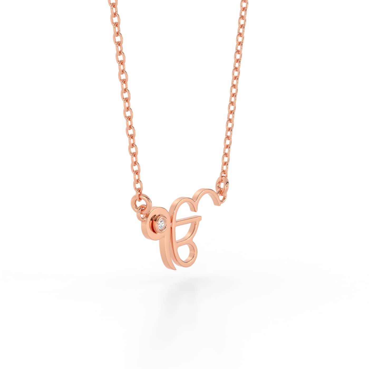 Ek Onkar Everlasting Diamond Pendant