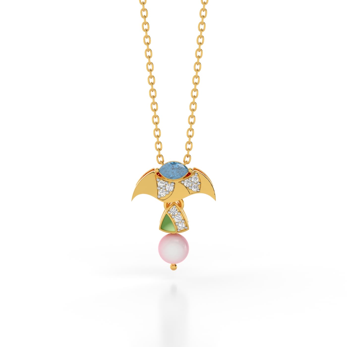 Starlight Glamour Blue Pendant