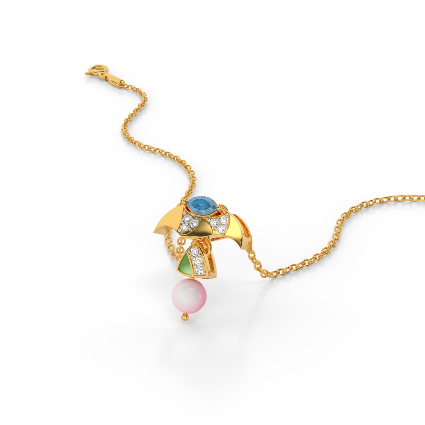 Starlight Glamour Blue Pendant