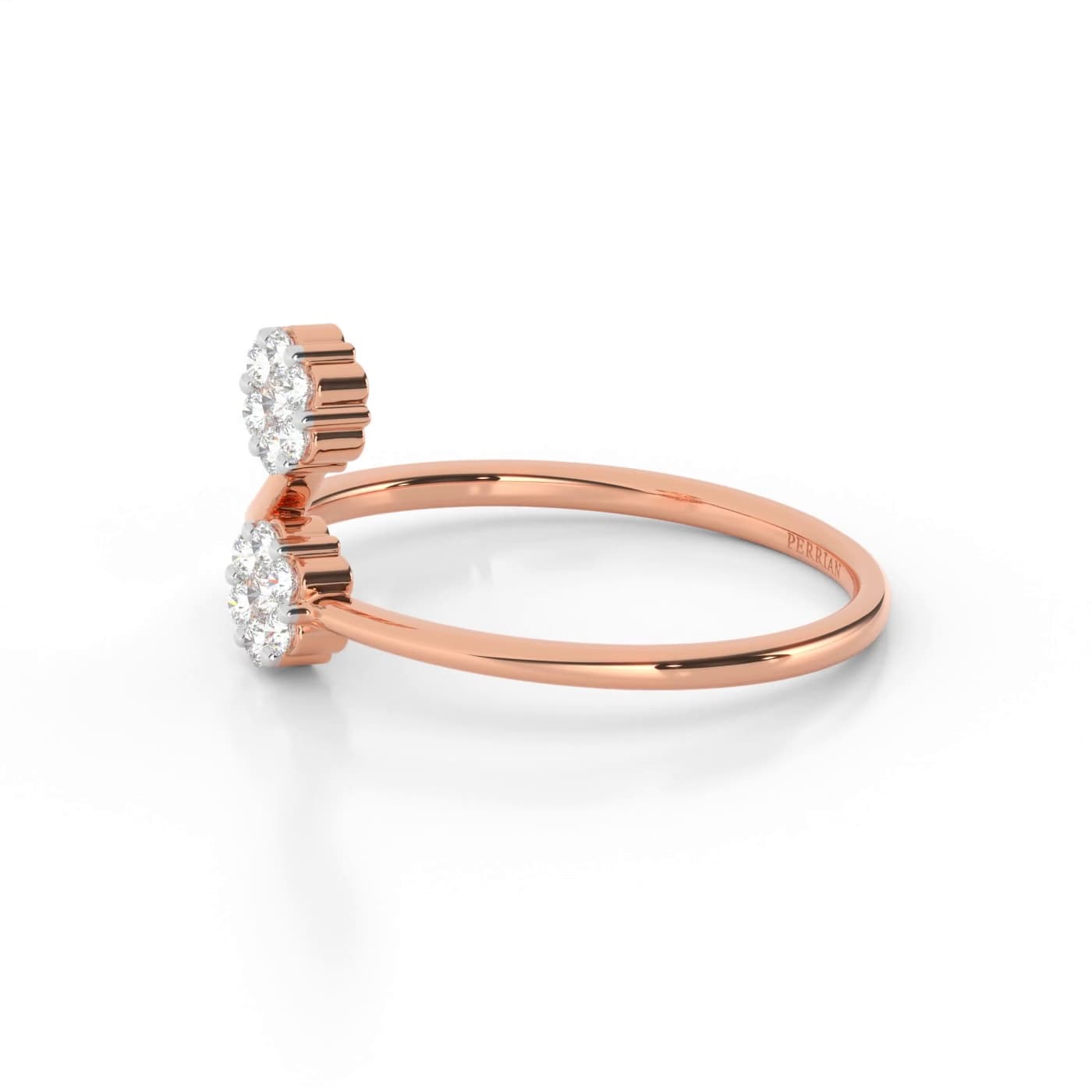 Floret Duo Cluster Diamond Ring
