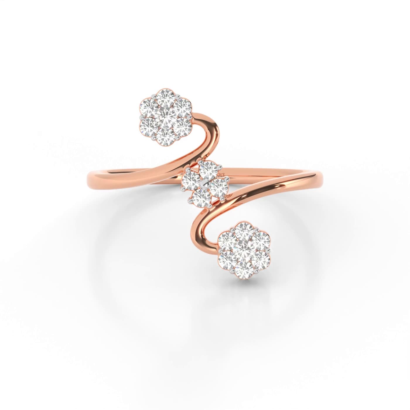 Adya Trio Diamond Ring For Women