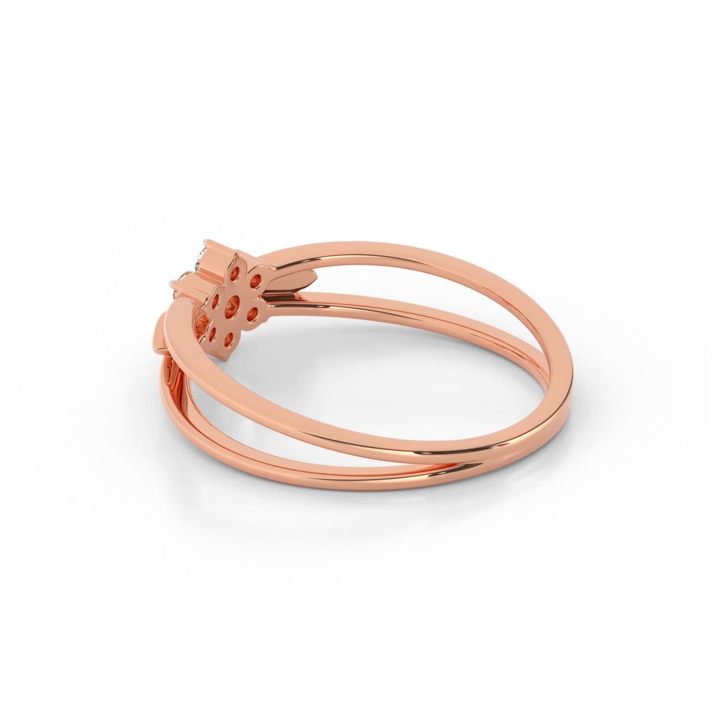 Lucy Cross Cluster Diamond Ring