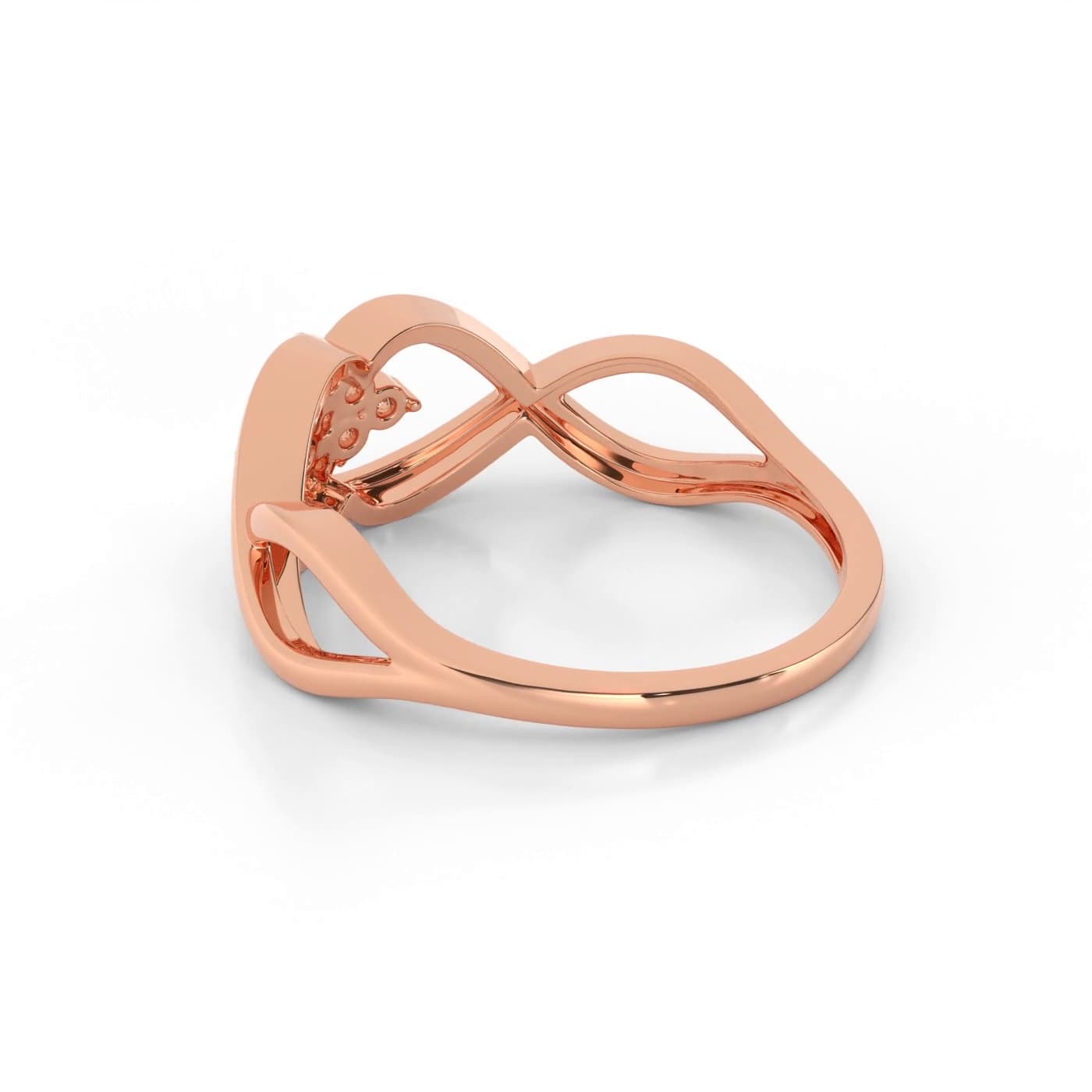 Twisted Flower Diamond Women Ring