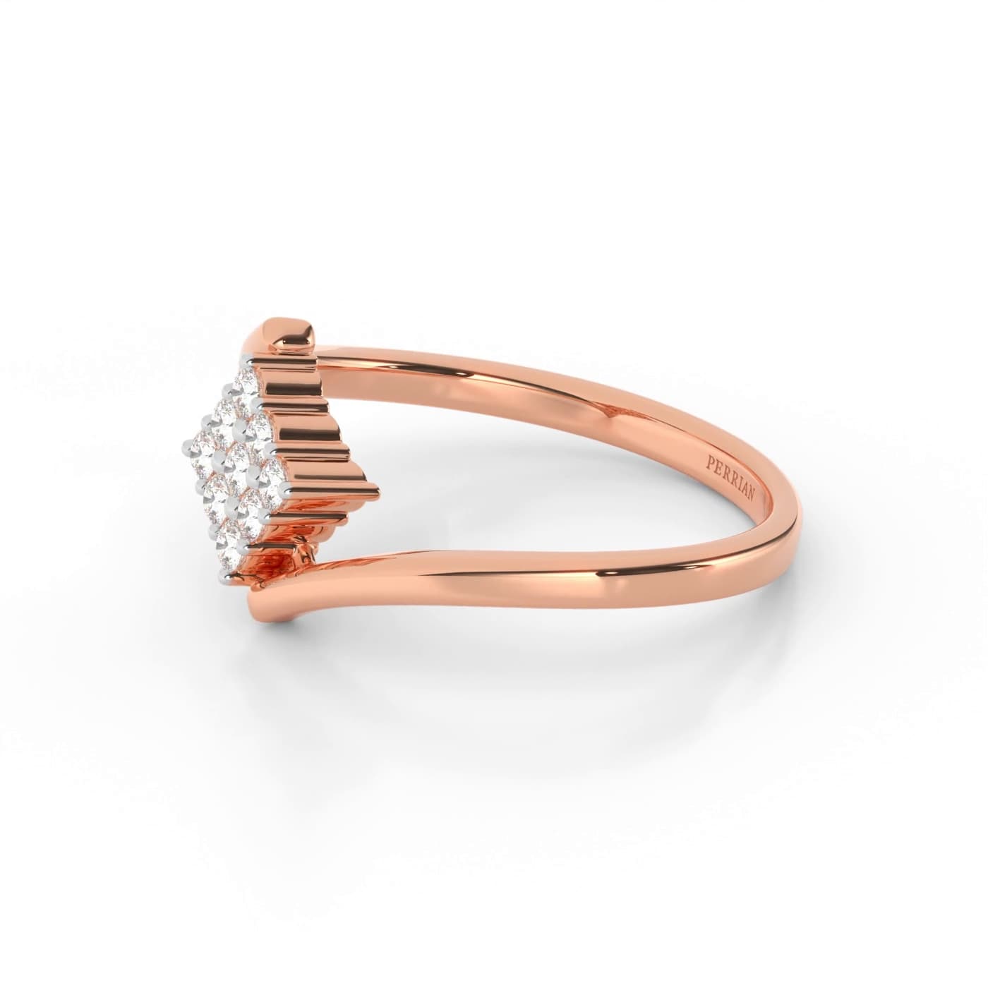 Sophie Square Cluster Diamond Ring