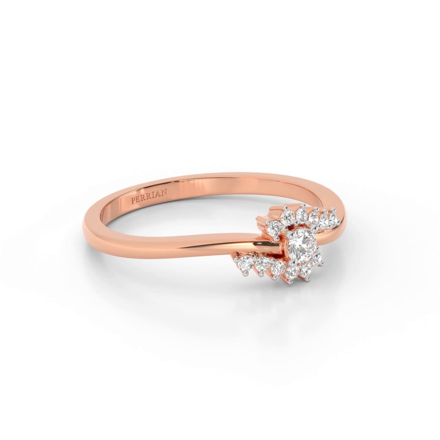Ember Solitaire Diamond Ring