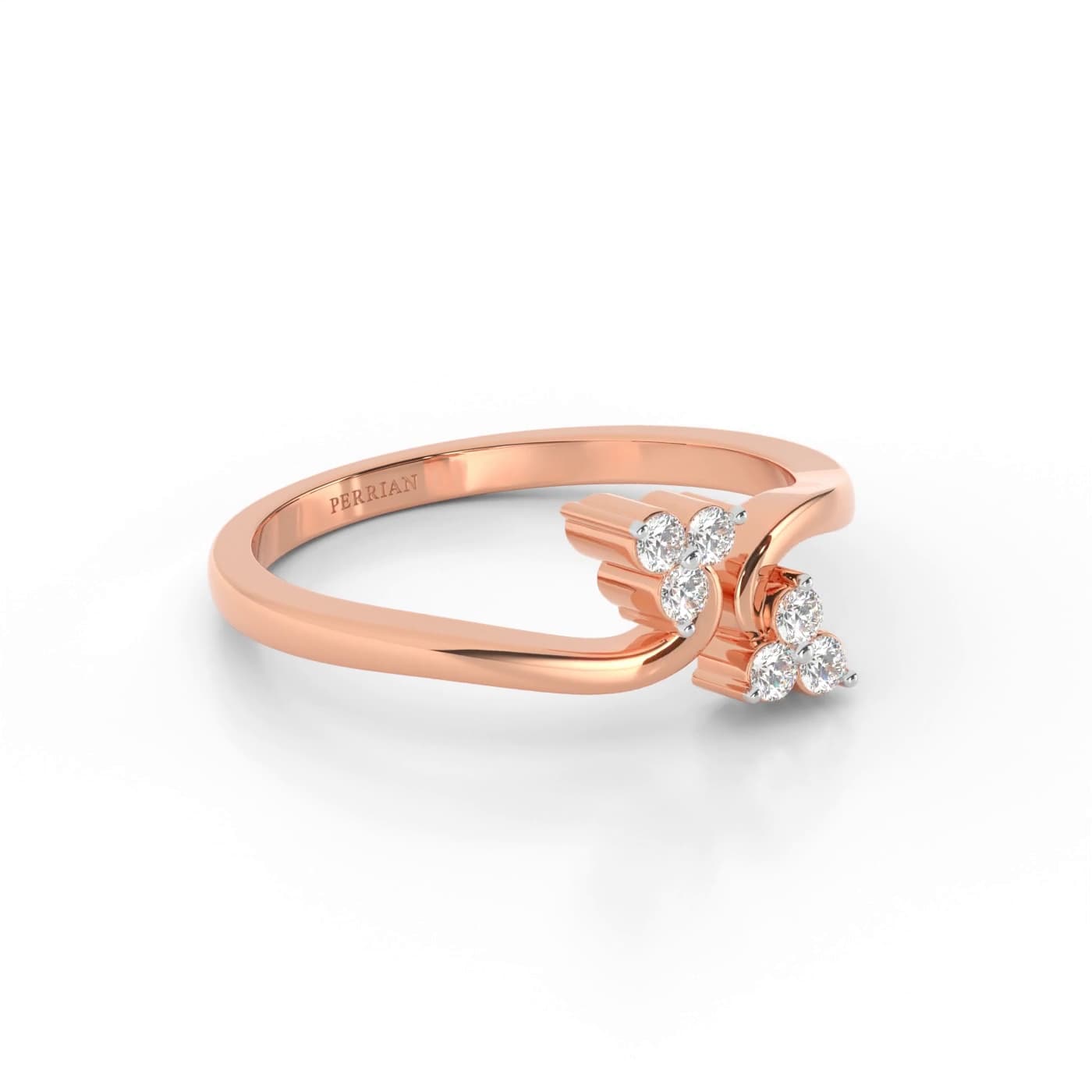 Trio Fleur Diamond Ring For Women