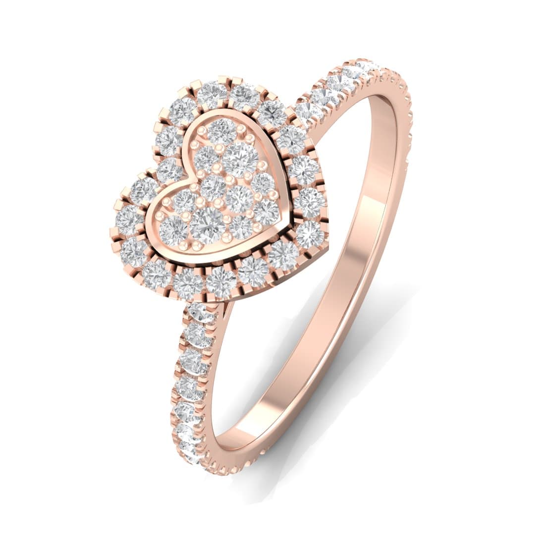 Ivy Heart Shape Women Diamond Ring