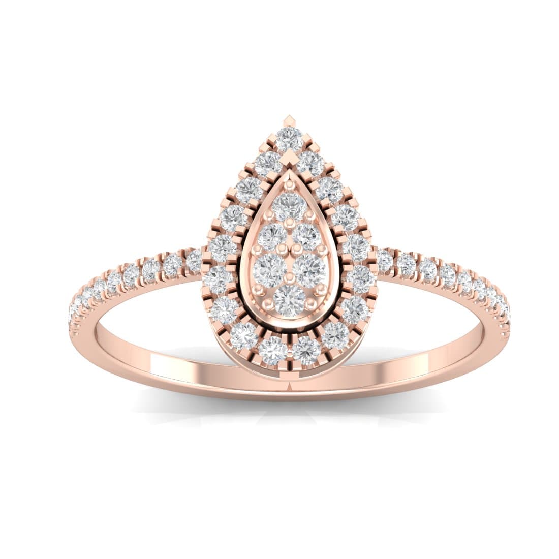 Alina Pear Shape Diamond Ring