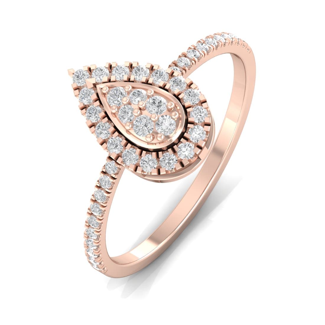 Alina Pear Shape Diamond Ring