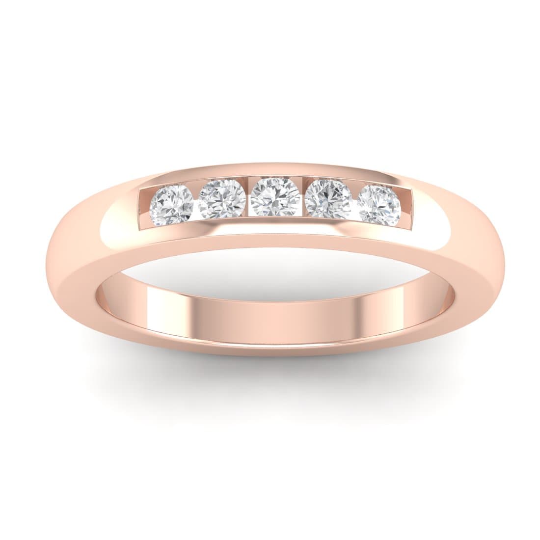 Classic 5 Stone Diamond Band