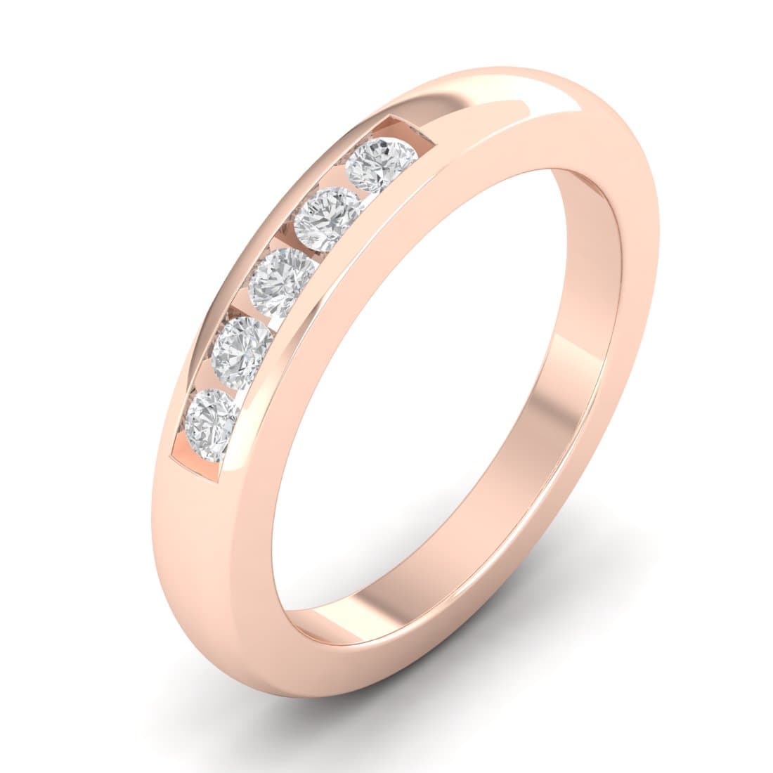 Classic 5 Stone Diamond Band