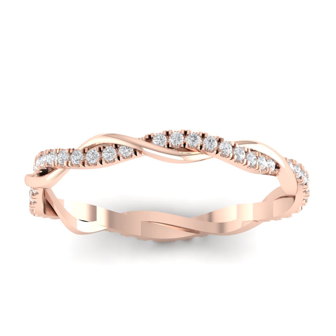 Twisted Diamond Ring For Women