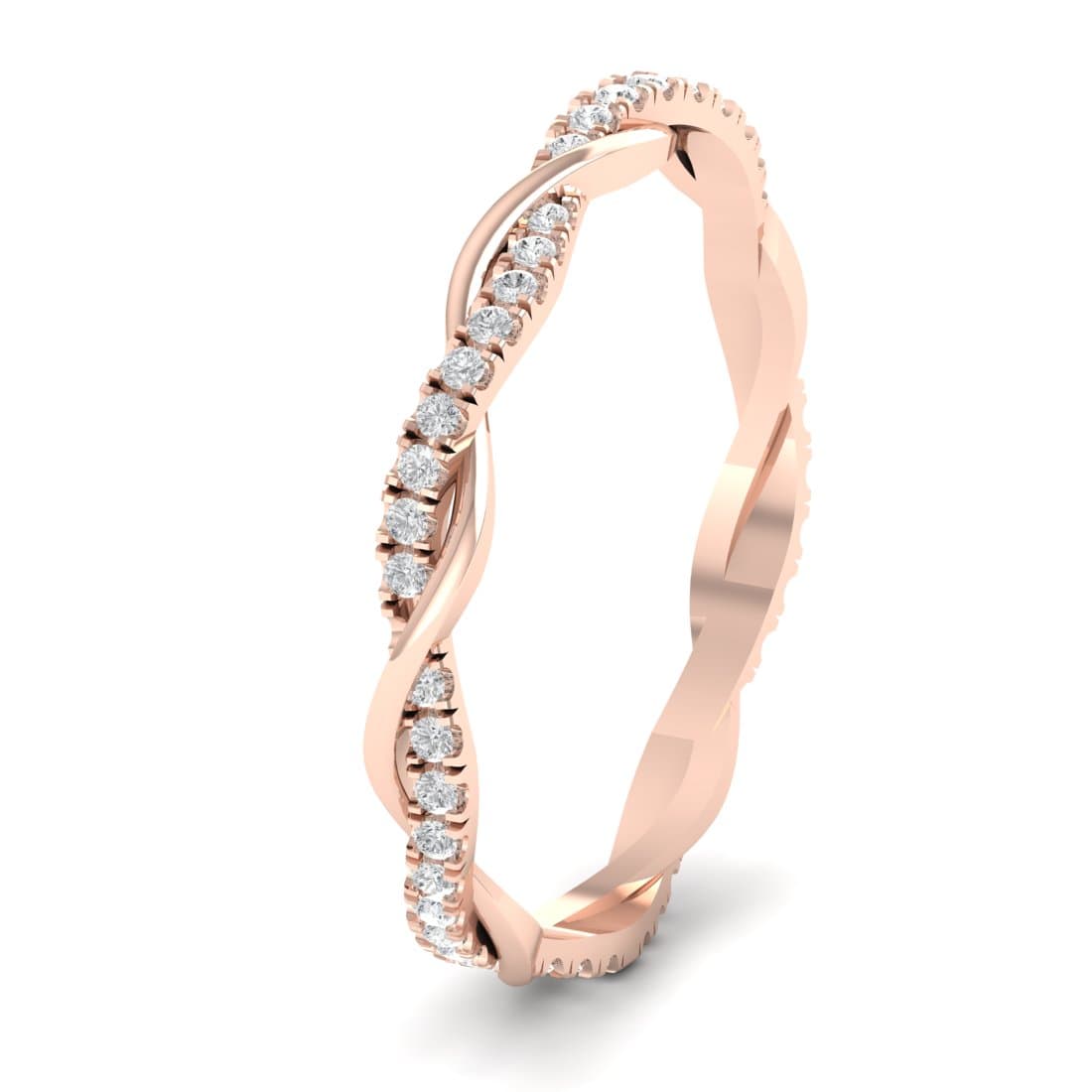 Twisted Diamond Ring For Women