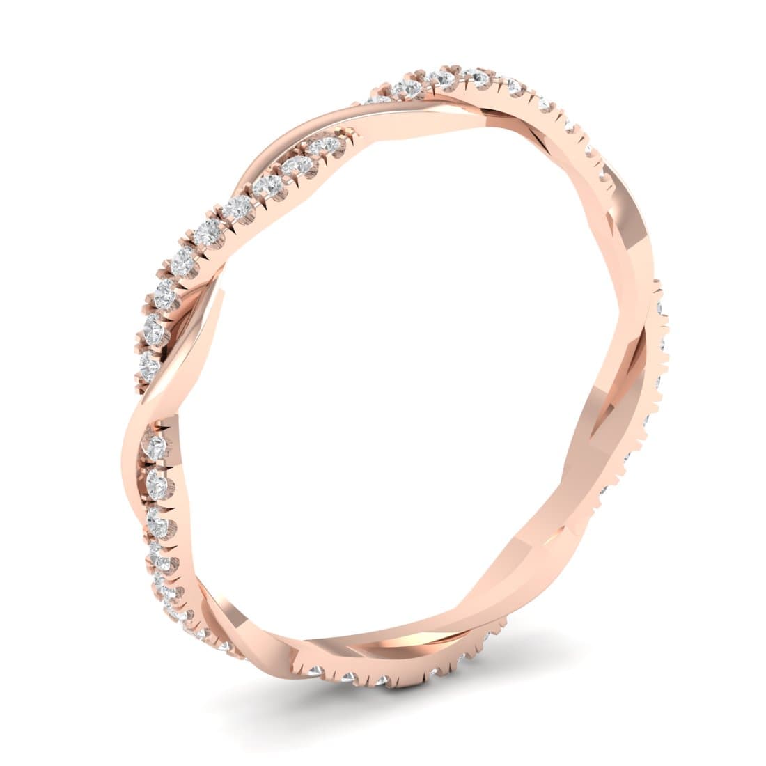 Twisted Diamond Ring For Women