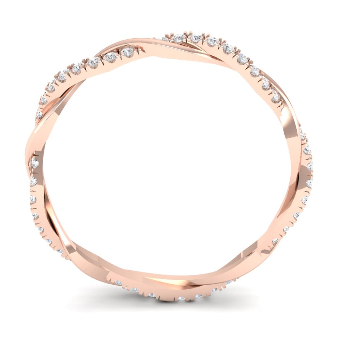 Twisted Diamond Ring For Women