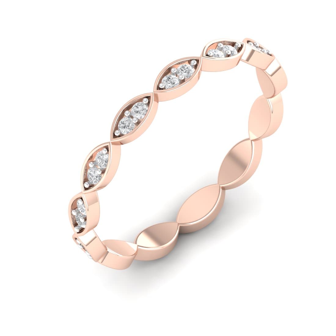 Maryann Petals Diamonds Ring