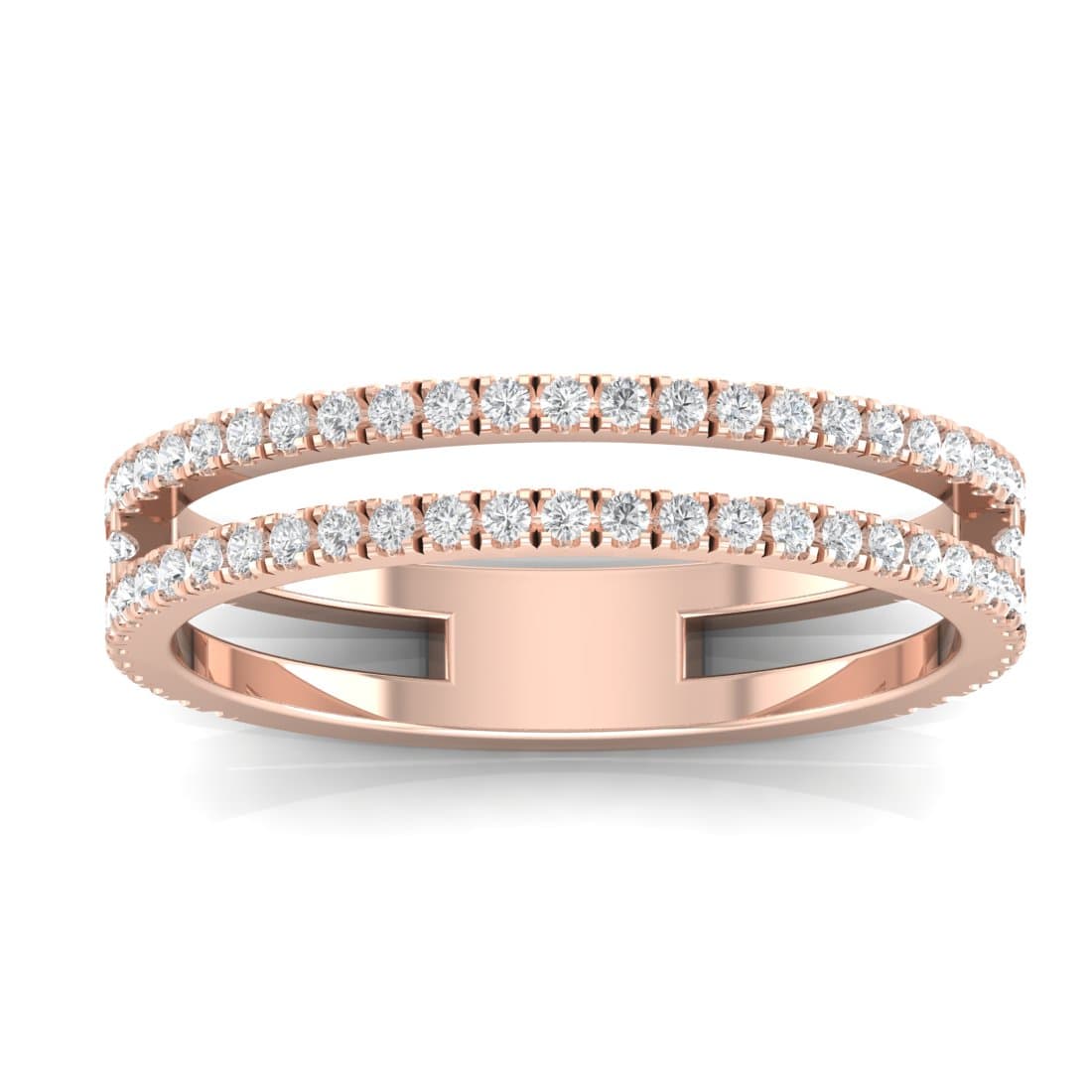 Elata Dual Layer Diamond Ring