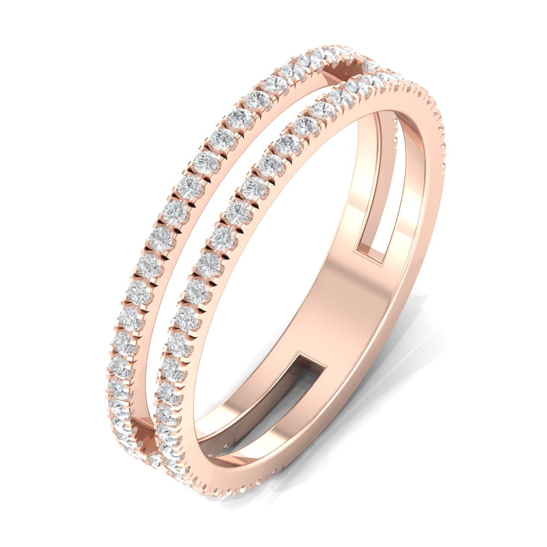 Elata Dual Layer Diamond Ring