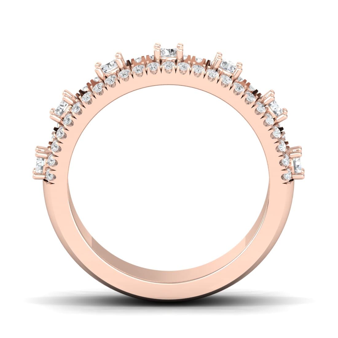 Dio Layer Half Eternity Ring For Women
