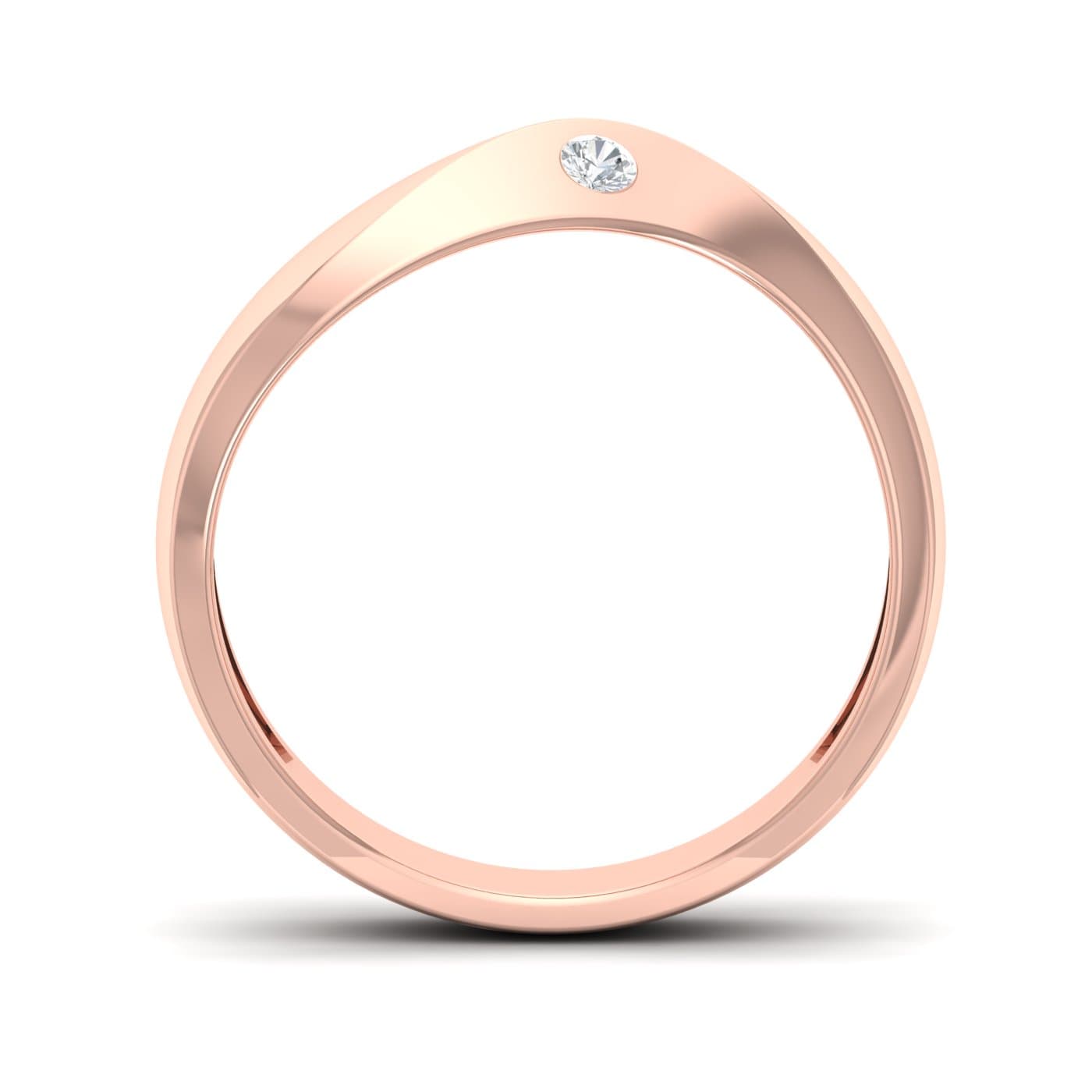 Curvy Couple Band Rings