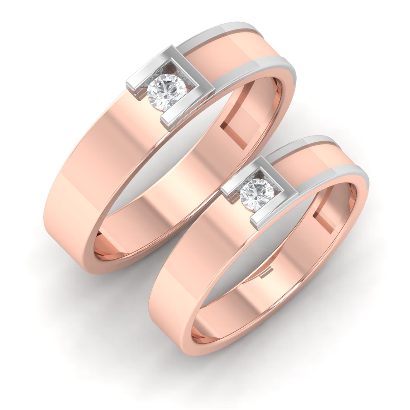 Carlo Protective Diamond Couple Band