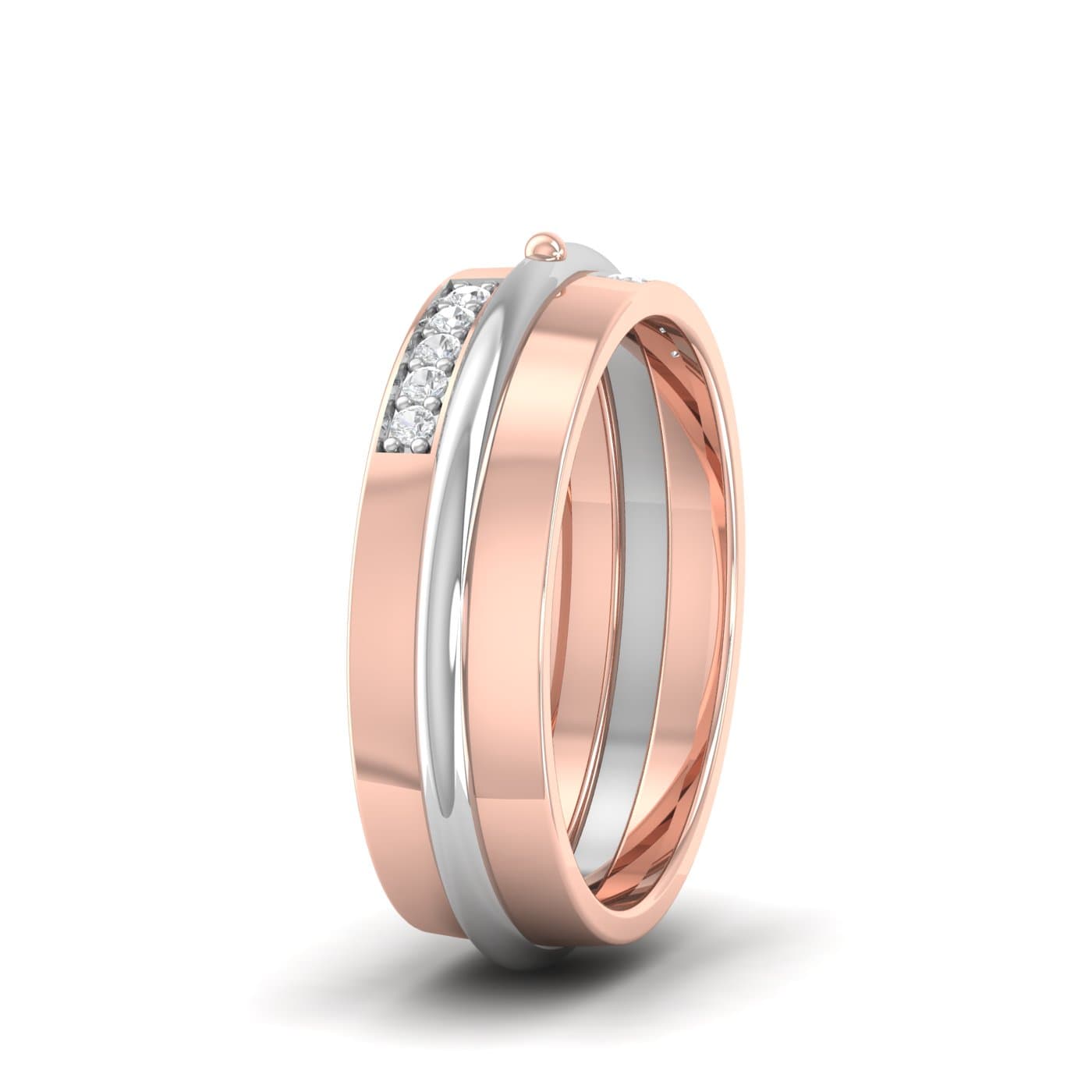 Dual Box Diamond Couple Band