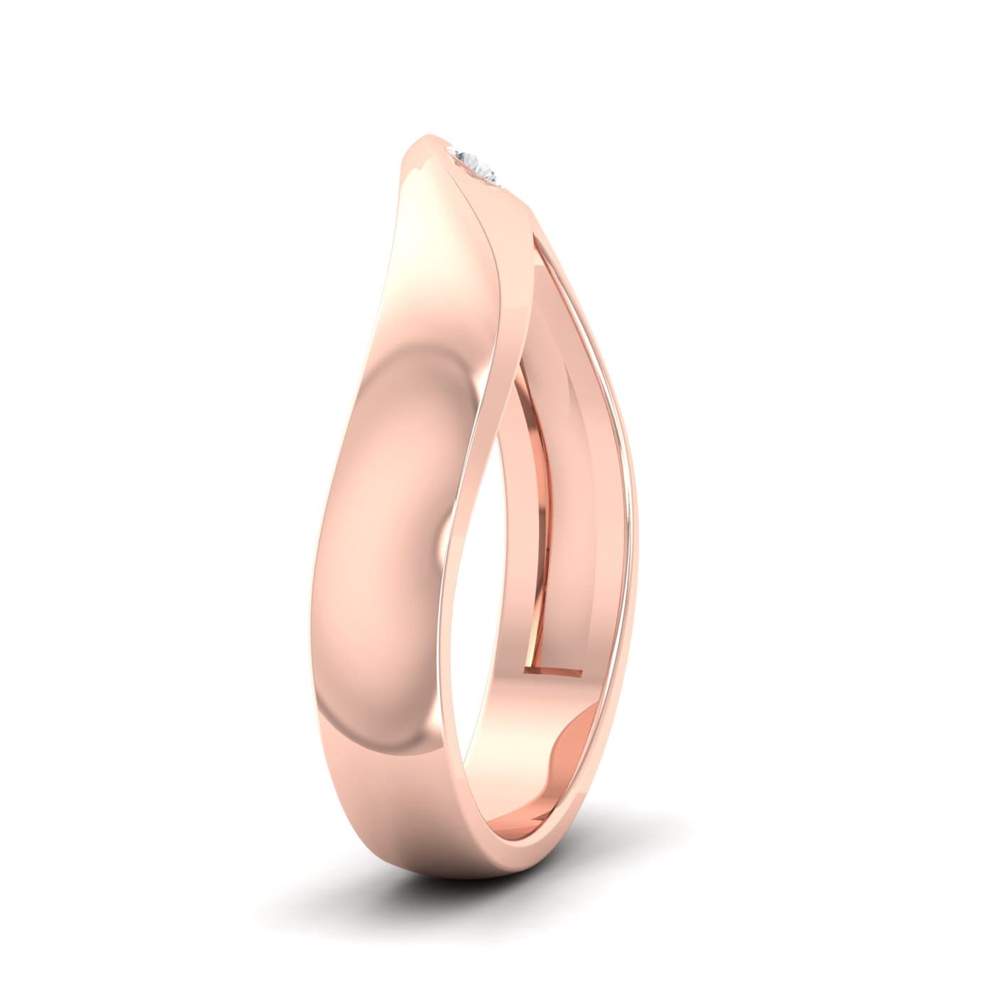 Ocean Single Diamond Couple Ring