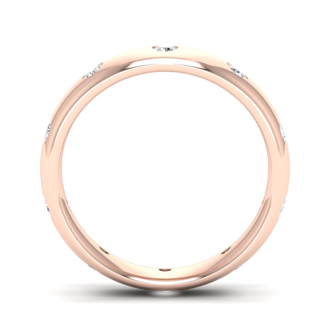 Saba Diamond Stone Wedding Band