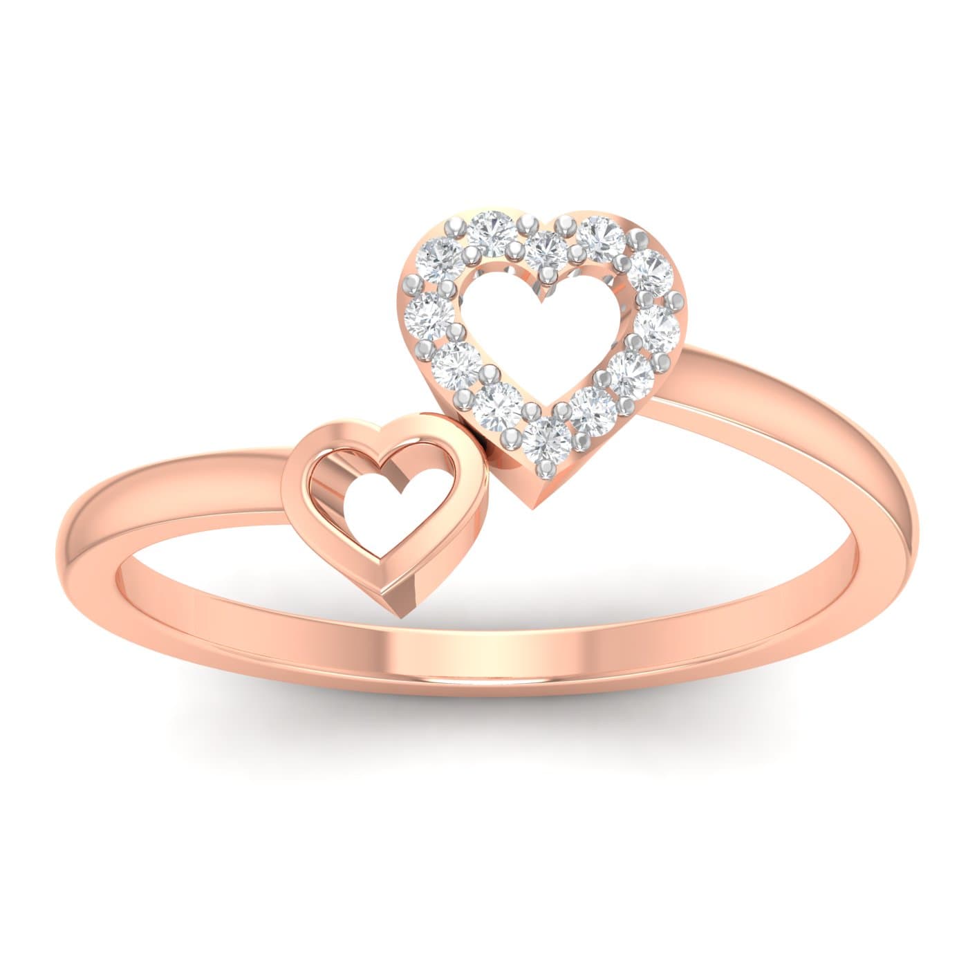 Dual Heart Love Ring