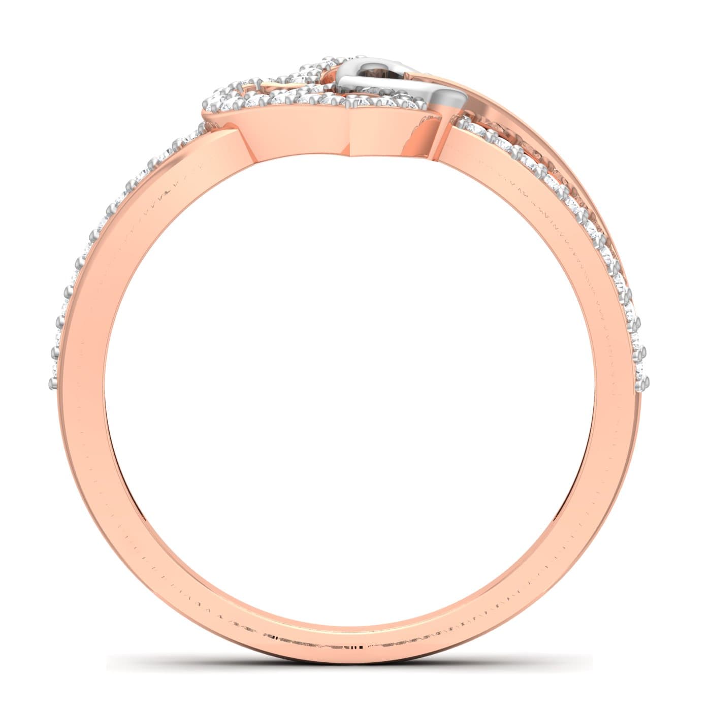 Heart In Heart Couple Ring