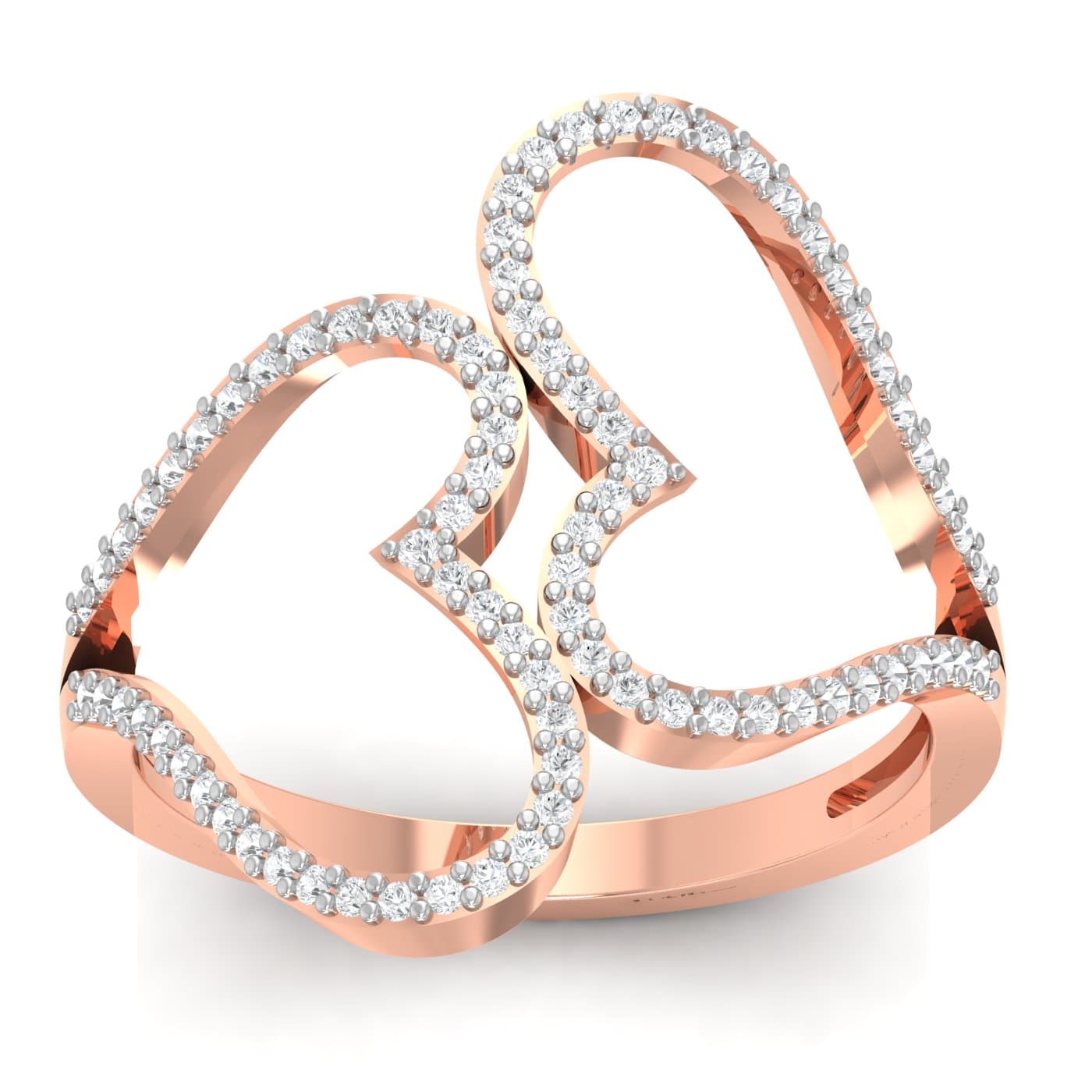 Two Soul Hugs Couple Ring