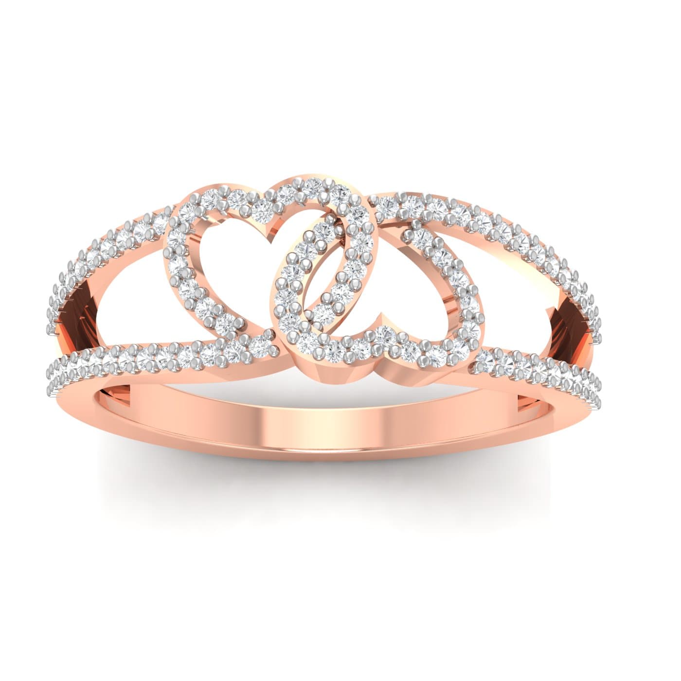 Merge Heart Wedding Ring